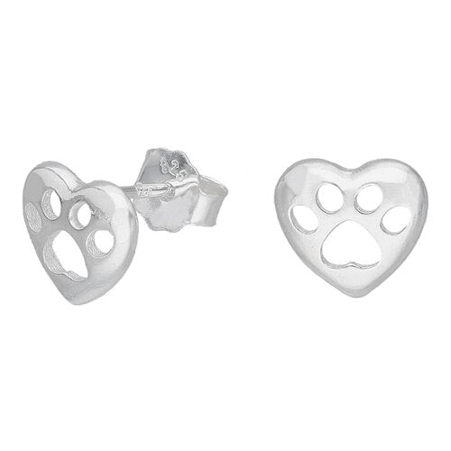 Aros de plata Patita - Mi tienda en línea