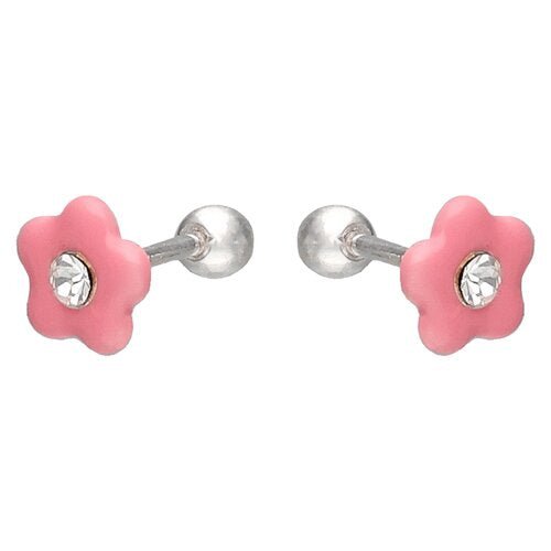 Aro de plata Flor Circón - Mi tienda en línea