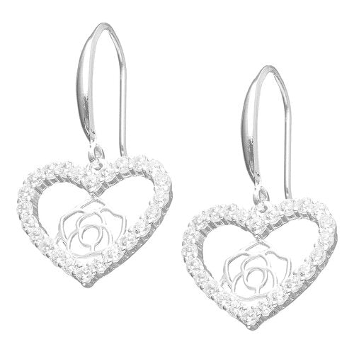 Aros de plata 925 corazón - Mi tienda en línea