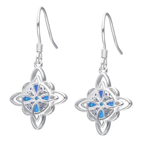 Aros de plata nudo de Brujas - Mi tienda en línea